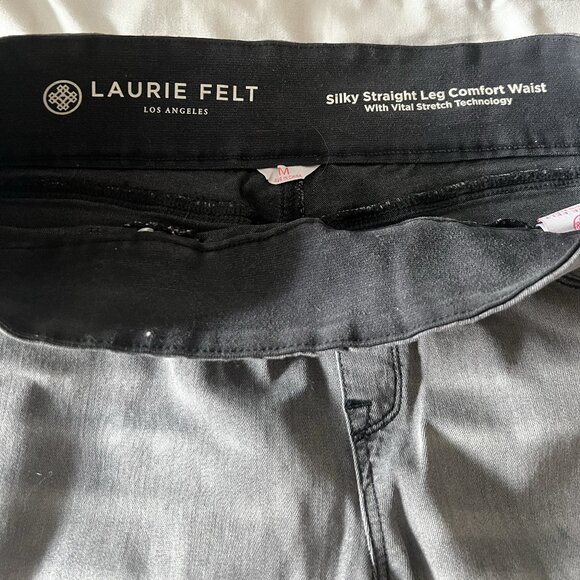 Laurie Felt Faded Black Pull-On Straight Leg Jeans - Picture 4 of 4